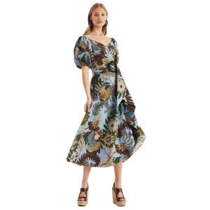 Sachin & Babi Blue Floral Liv Dress Size 20